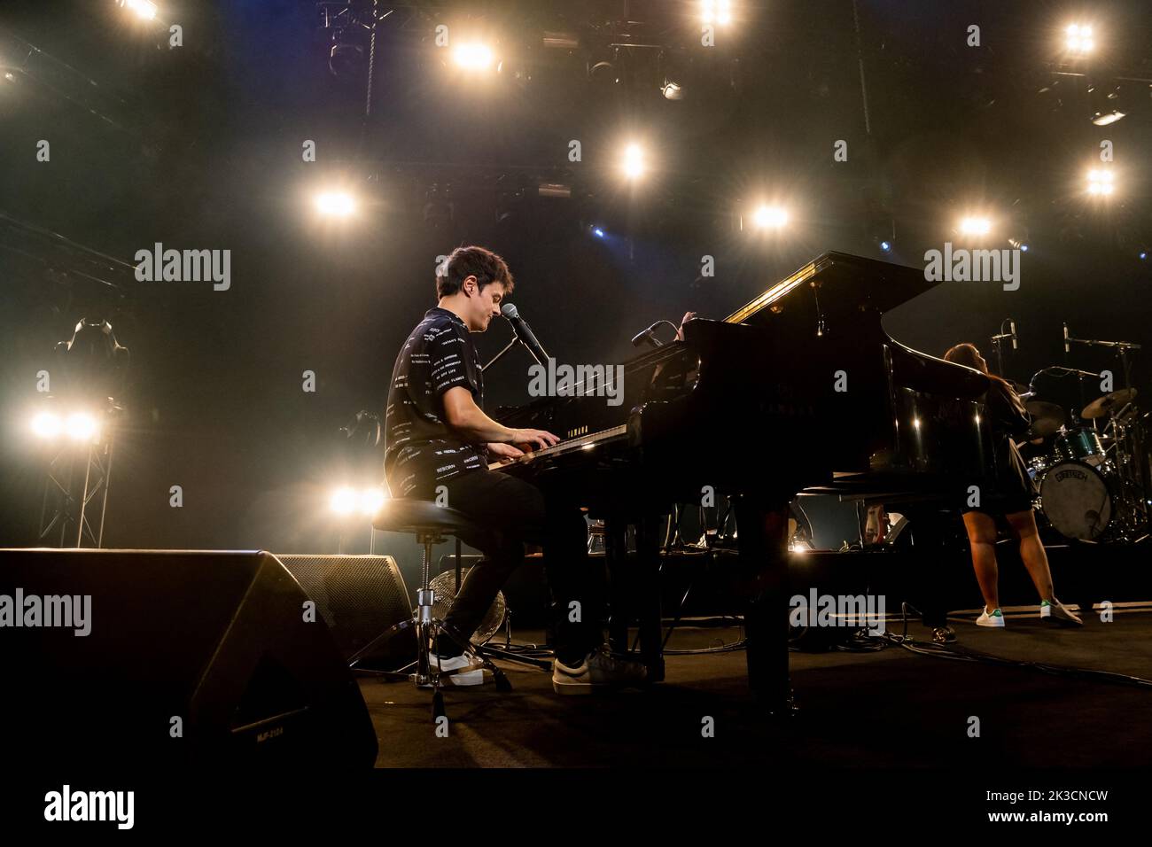 Jamie Cullum se produit au Montreux Jazz Festival, sur 16 juillet 2022, à Montreux, Suisse. Photo de Loona/ABACAPRESS.COM Banque D'Images