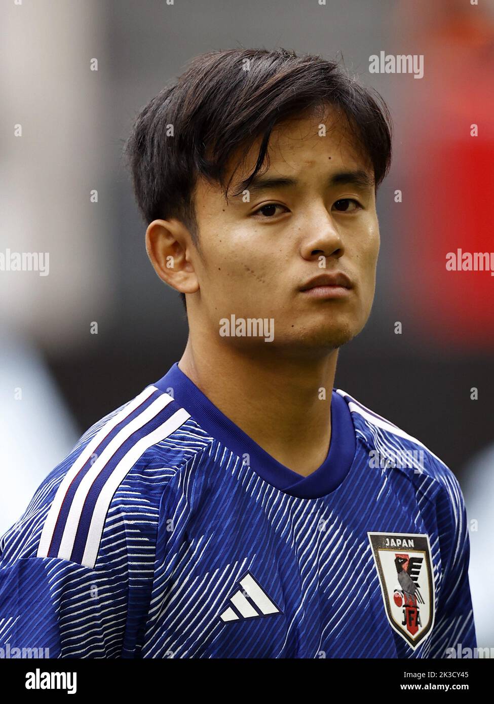 DUSSELDORF - Takefusa Kubo du Japon pendant le match international amical Japon-États-Unis à l'arène de Dusseldorf sur 23 septembre 2022 à Düsseldorf, en Allemagne. ANP | hauteur néerlandaise | Maurice van Steen Banque D'Images