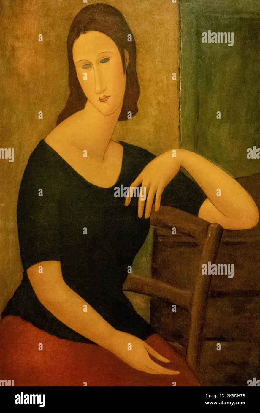 Portrait de Jeanne Hebuterne par Amedeo Modigliana à la Galerie nationale d'Écosse Banque D'Images