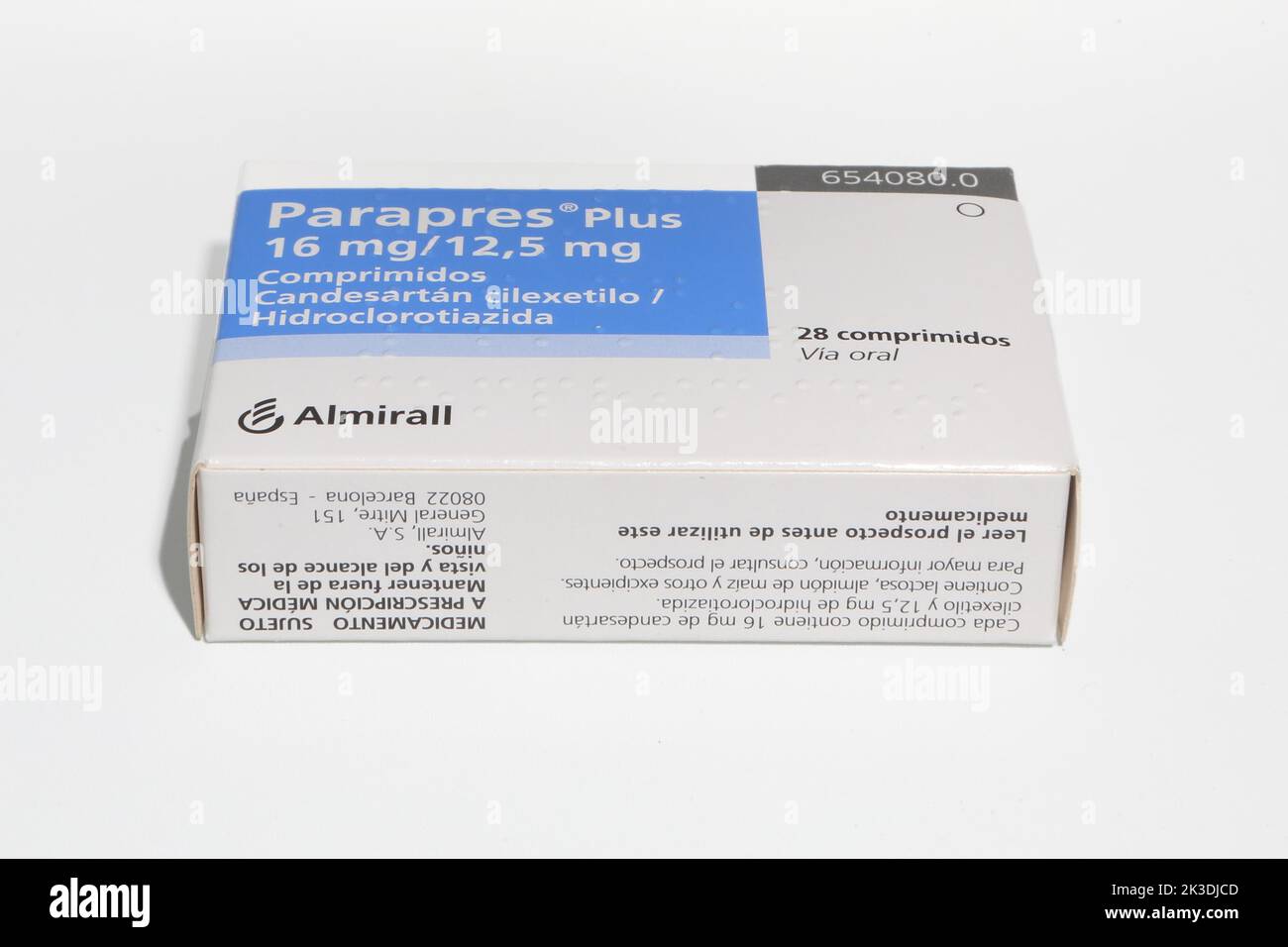 PARAPRES PLUS 16 mg/12 Banque D'Images