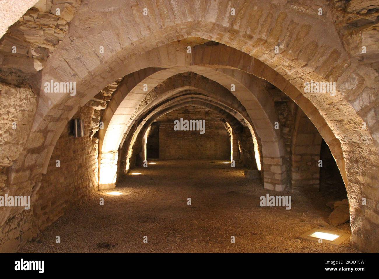 cave à l'abbaye de maillezais (france) Banque D'Images