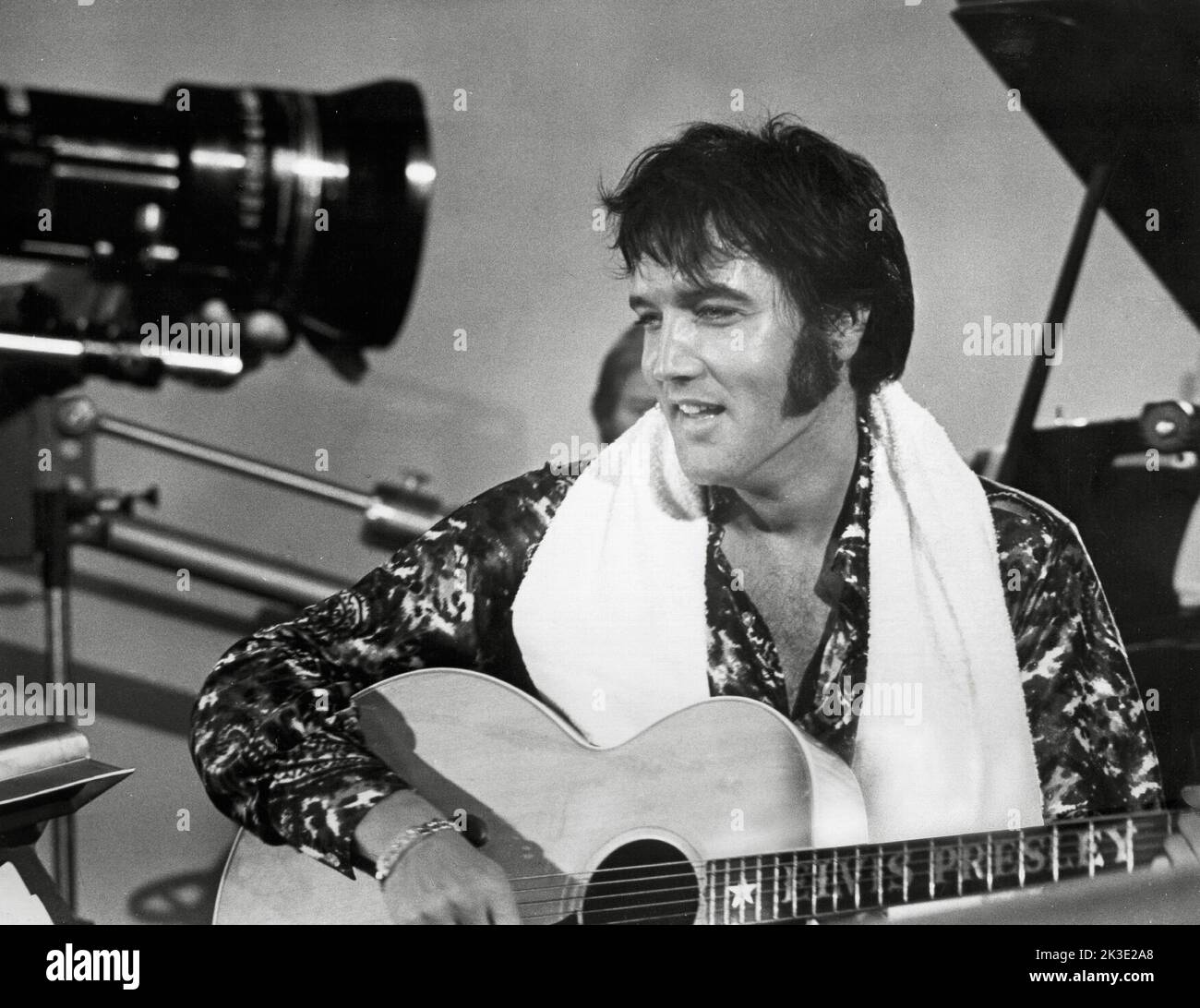 Elvis Presley, film documentaire 'c'est la façon dont il est' (1970) MGM (THA File Reference # 34408-115THA) Banque D'Images