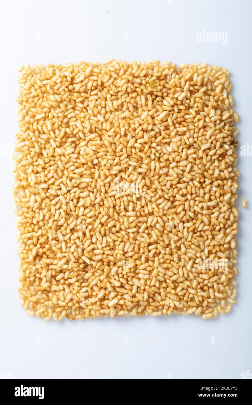 Délicieux en-cas salés indiens « Chanachur » ou Bombay Mix. Banque D'Images