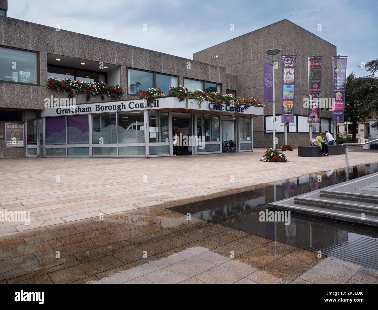 Gravesend Kent UK Gravesham Borough council Town Hall Banque D'Images