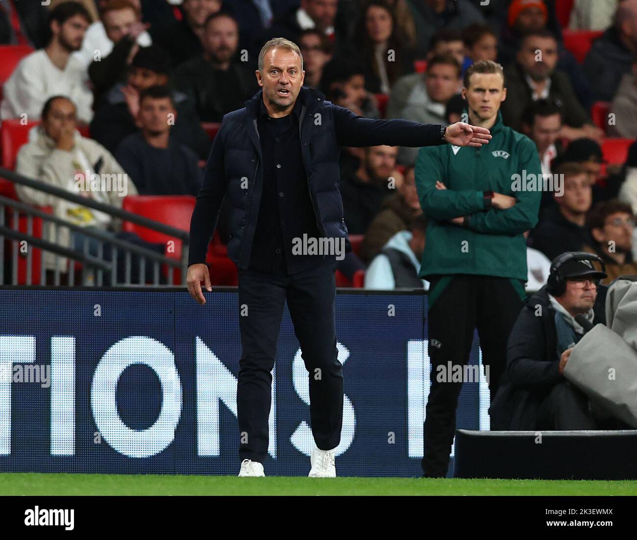 Londres, Angleterre, 26th septembre 2022. Hans-Dieter Flick, d'Allemagne, lors du match de l'UEFA Nations League au stade Wembley, Londres. Le crédit photo devrait se lire: David Klein / Sportimage Banque D'Images