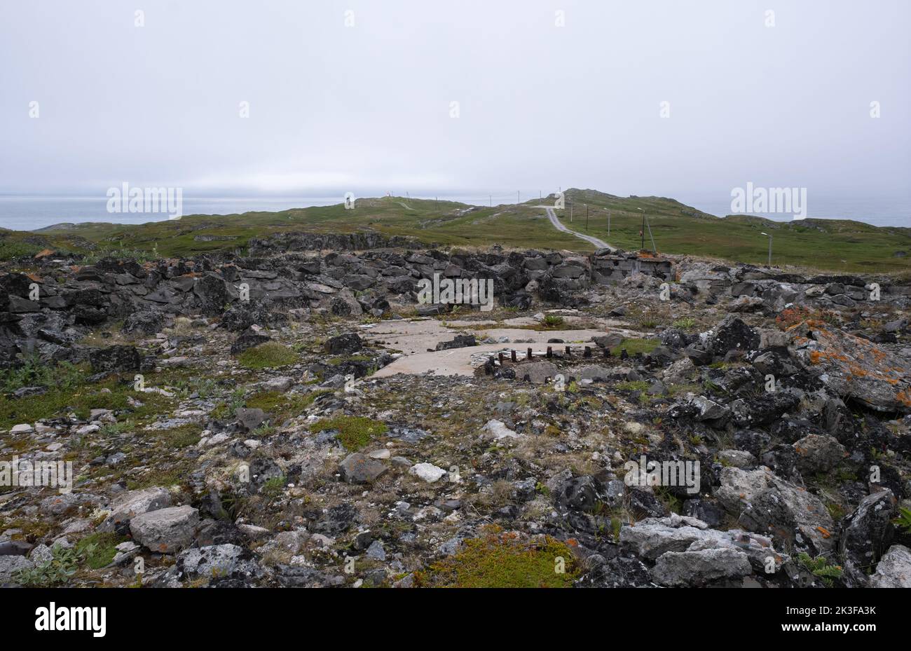 Vardo, Norvège 3 août 2022 le fort de Renoysund était un fort