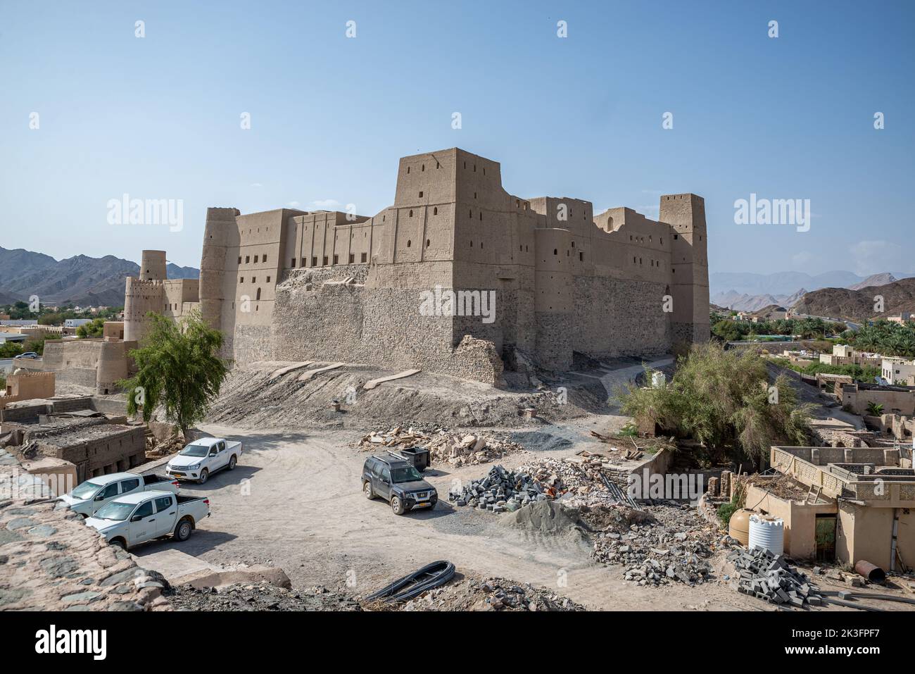 Patrimoine mondial de l'UNESCO, fort de Bahla, Oman Banque D'Images