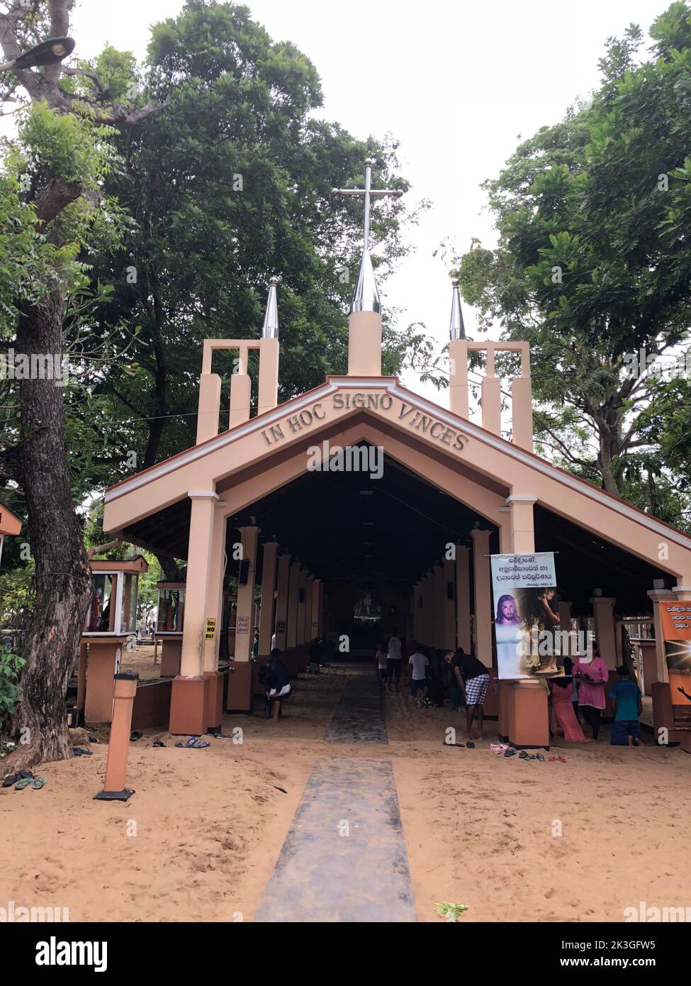 Églises au Sri Lanka. Visite Sri Lanka. Banque D'Images