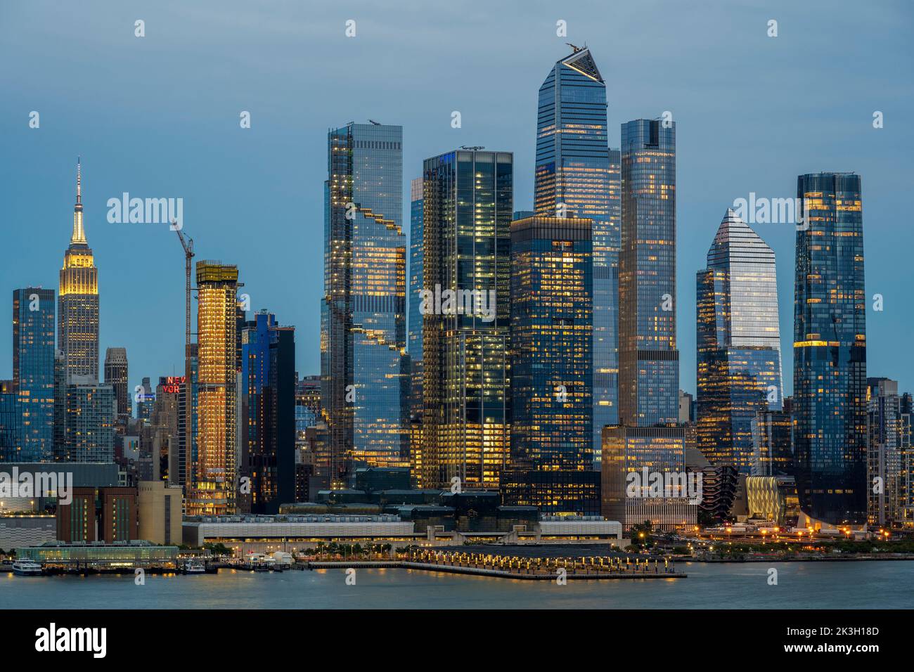 Hudson yards, Manhattan, New York, États-Unis Banque D'Images