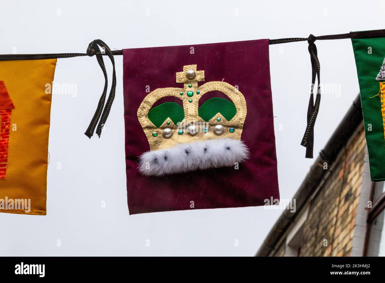 Pour décorer la fête de rue, les habitants de la rue Gwydir créèrent ...