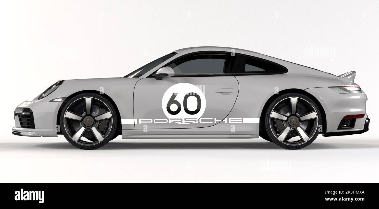 Le nouveau Sport Classic 911 est une édition collectrice présentée par Porsche dans le cadre de sa stratégie Heritage Design. Banque D'Images