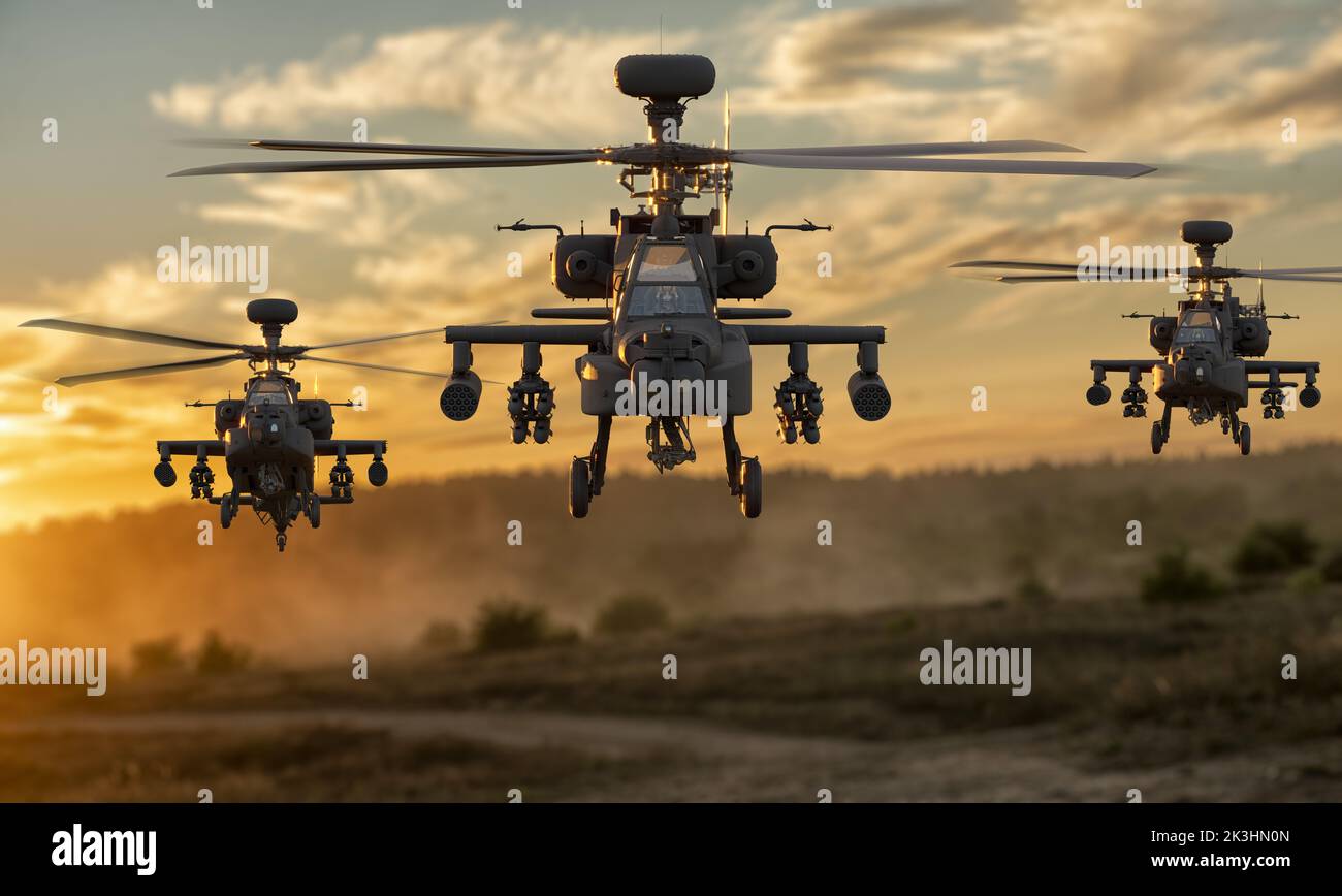 Boeing ah 64d apache longbow Banque de photographies et d’images à ...
