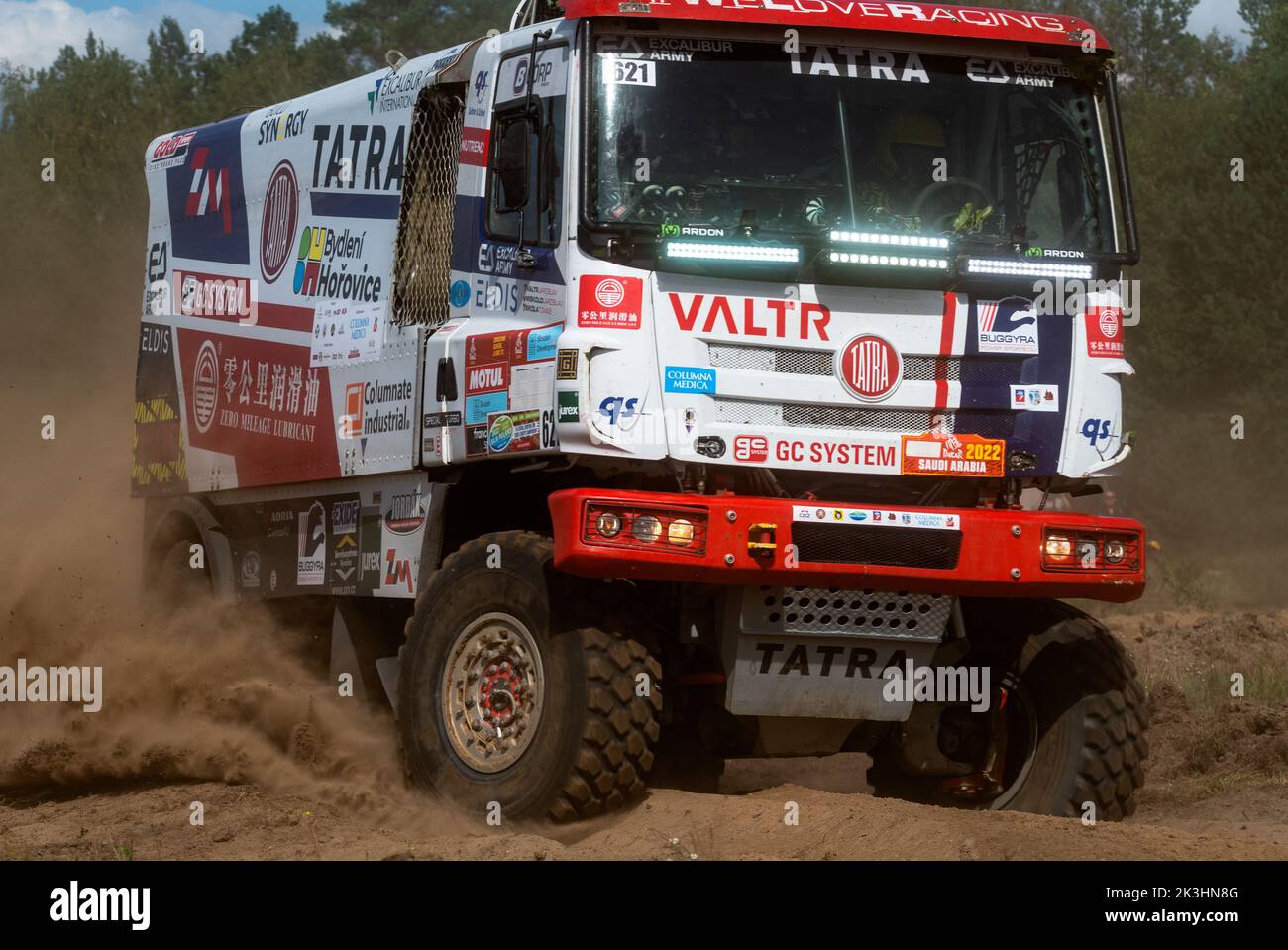 TATRA Buggyra ZM Racing a réussi un essai de trois jours pendant un ...