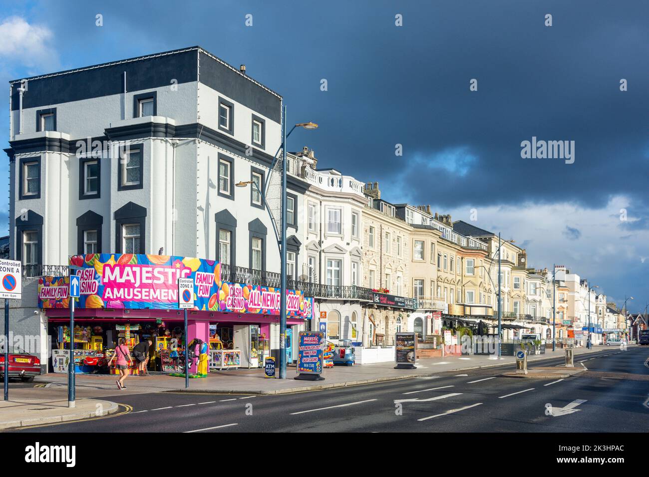 Marine Parade, Great Yarmouth, Norfolk, Angleterre, Royaume-Uni Banque D'Images