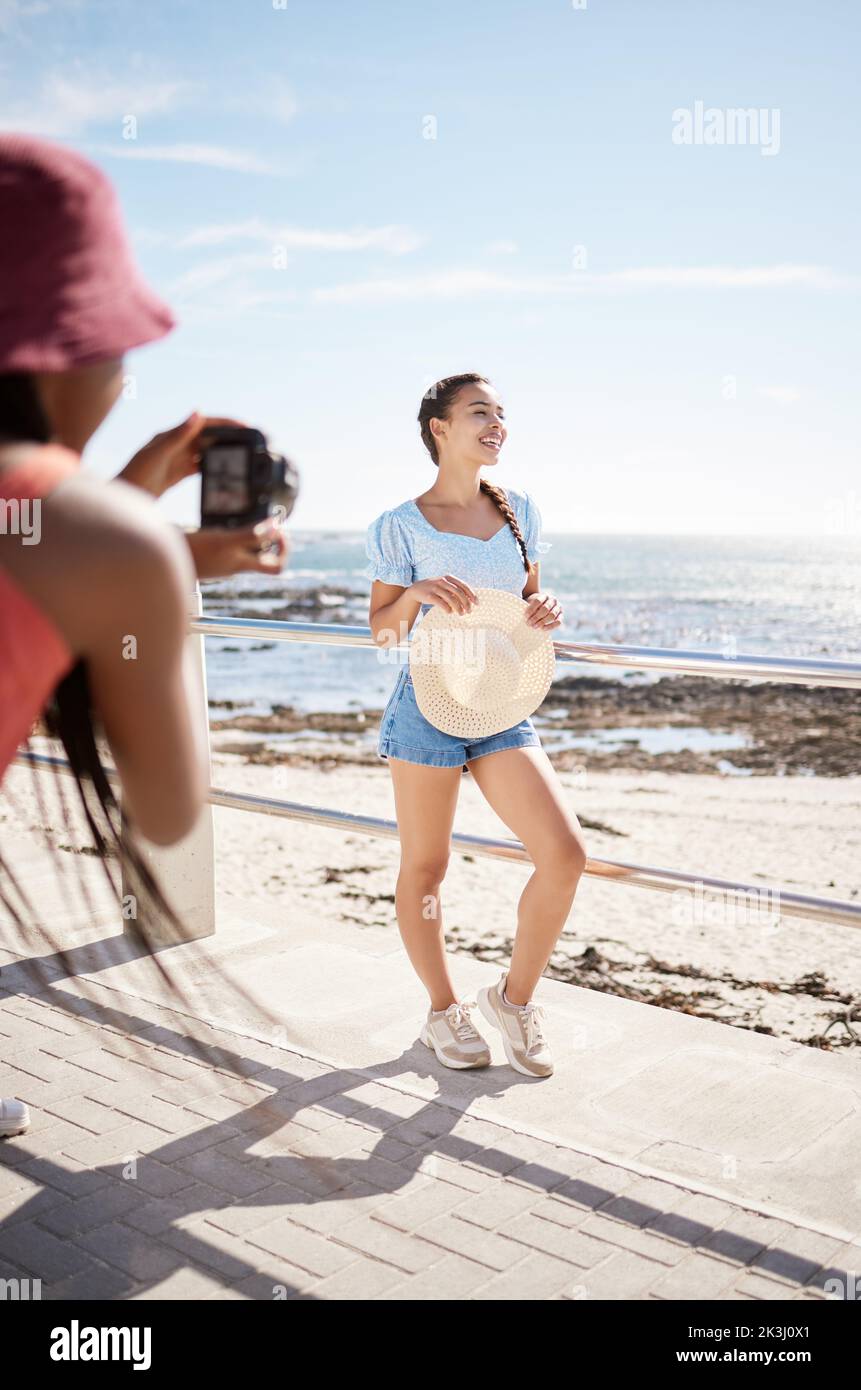 Photos belle fille à la plage Banque de photographies et d’images à