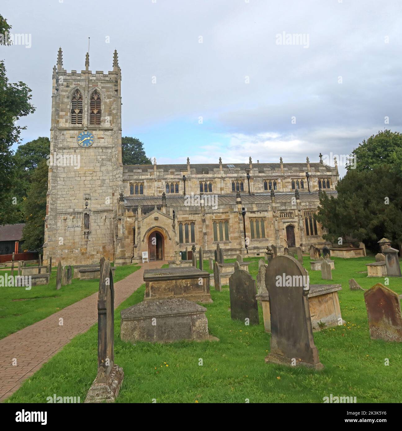 Eglise St Marys, Kirkgate, Tadcaster, Yorkshire, Angleterre, ROYAUME-UNI, LS24 9BL Banque D'Images