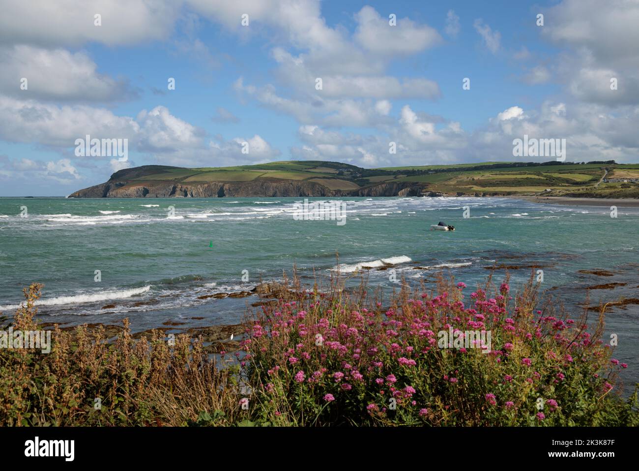 Newport Bay, Pembrokeshire, pays de Galles. Banque D'Images