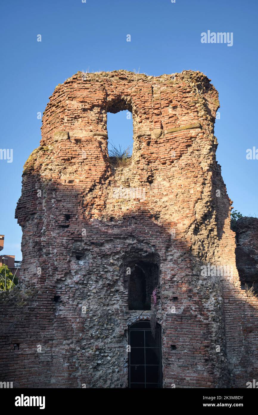 Castello di Galliera - ruines historiques des remparts près de Porta Galliera Bologne Italie Banque D'Images