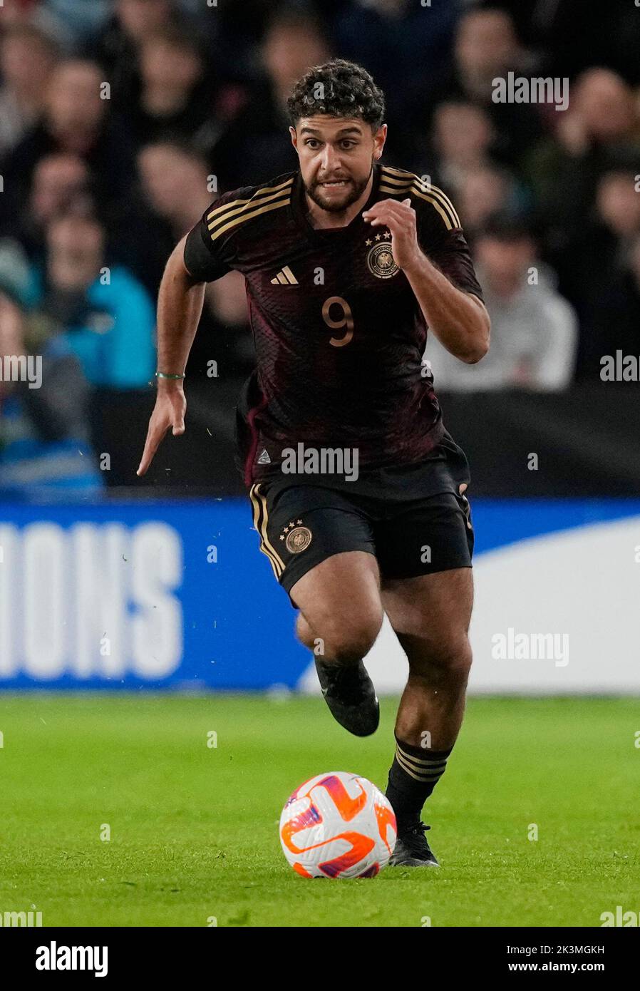 Sheffield, Angleterre, 27th septembre 2022. REDA Khadra d'Allemagne pendant le match international amical à Bramall Lane, Sheffield. Le crédit photo devrait se lire: Andrew Yates / Sportimage Banque D'Images