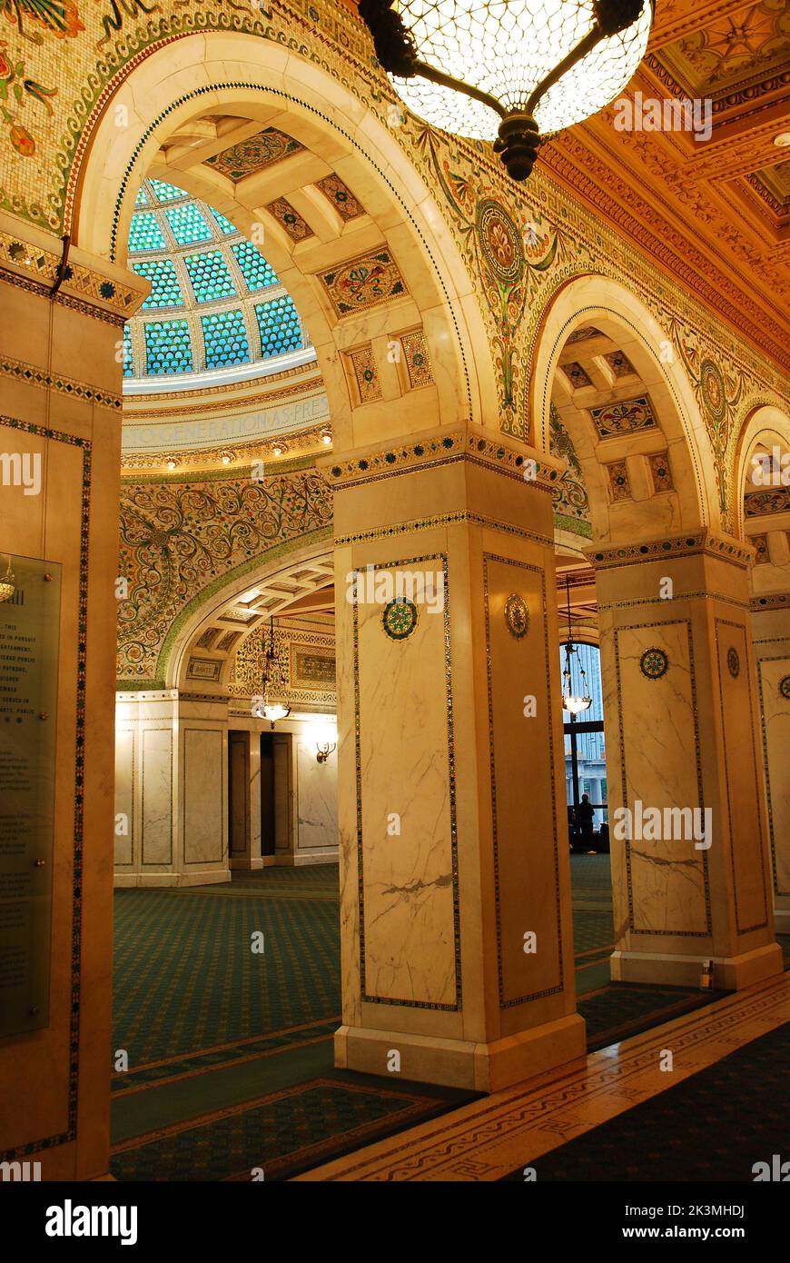 Arches du centre culturel de Chicago Banque D'Images