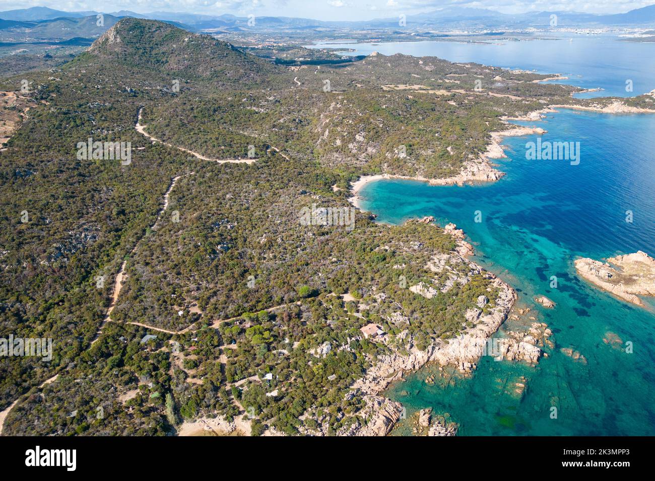 Sardinien Landschaft und Meer Banque D'Images