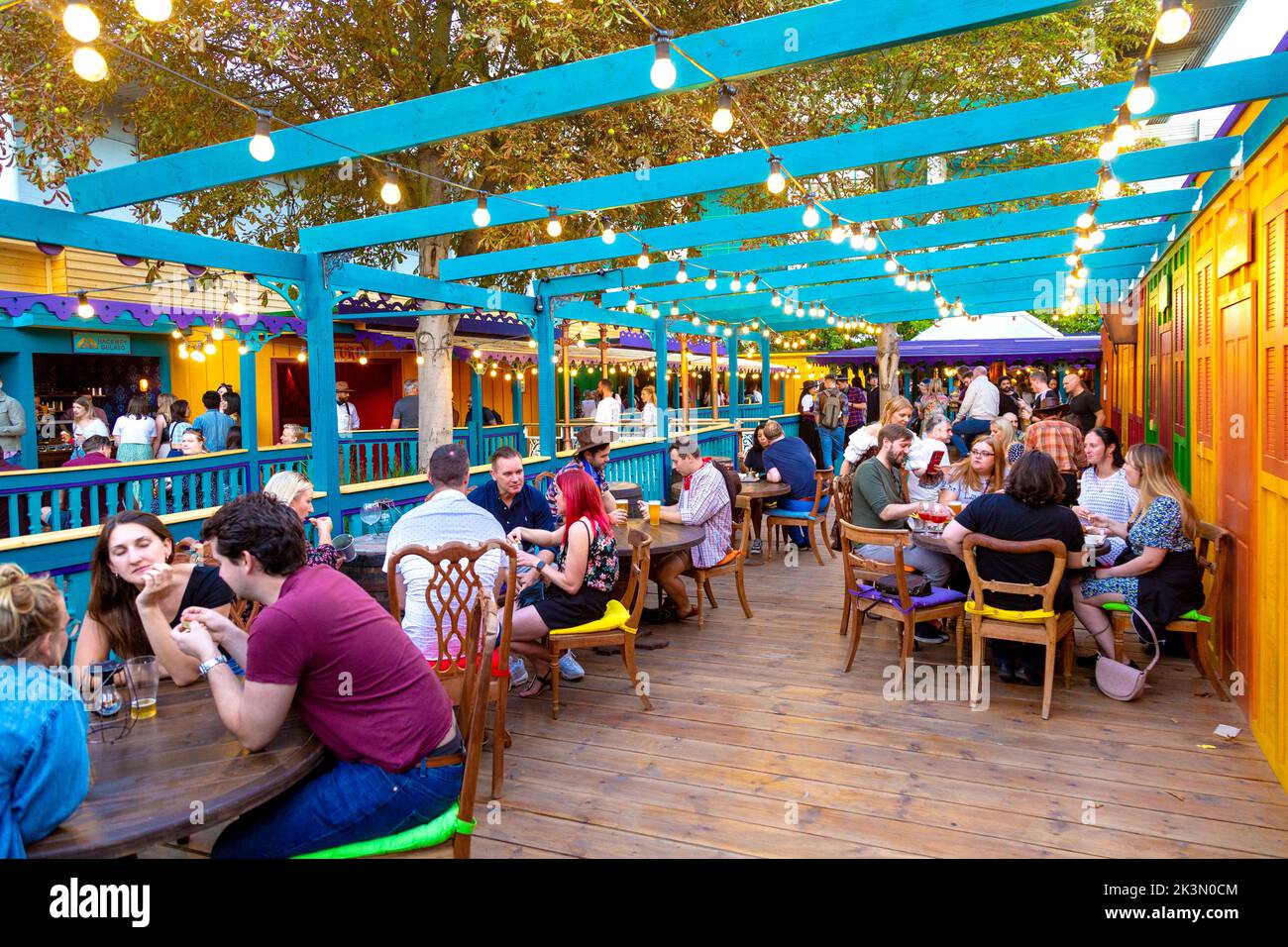 Ensemble d'expériences immersives et ouvertes Phantom Peak, Canada Water, Londres, Royaume-Uni Banque D'Images