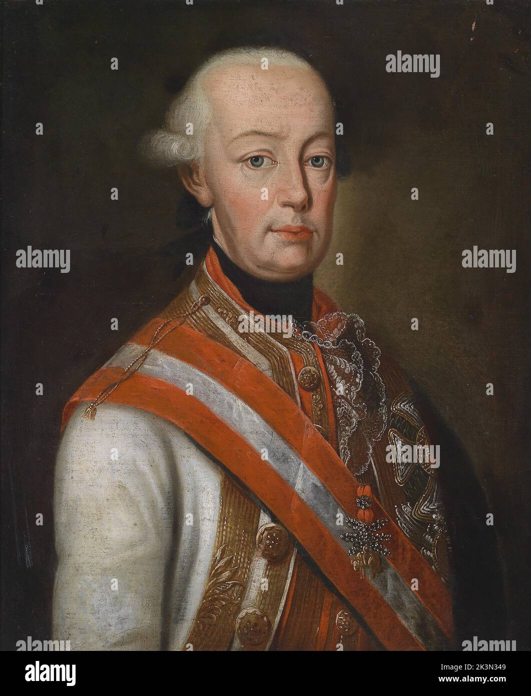 Léopold II (1747 – 1792) le Saint empereur romain, roi de Hongrie et de Bohême, et l'archiduc d'Autriche de 1790 à 1792, et le grand-duc de Toscane de 1765 à 1790. Banque D'Images