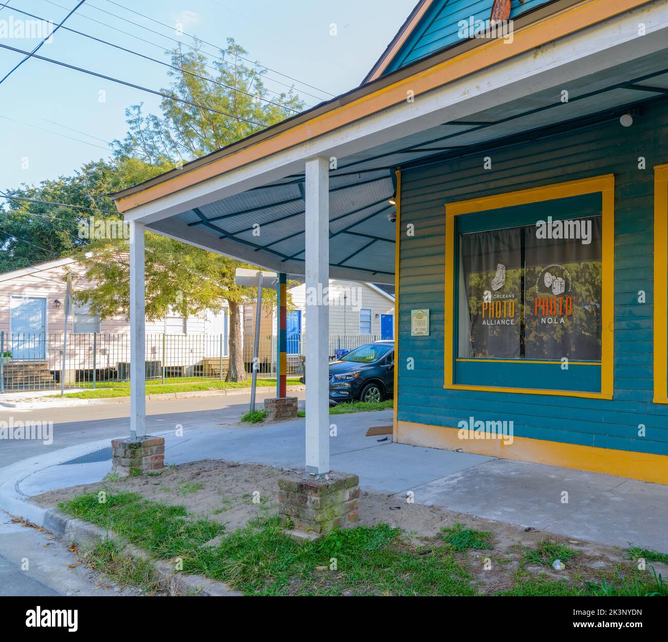 LA NOUVELLE-ORLÉANS, LA, États-Unis - 19 SEPTEMBRE 2022 : The New Orleans photo Alliance dans le quartier résidentiel des quartiers nord Banque D'Images