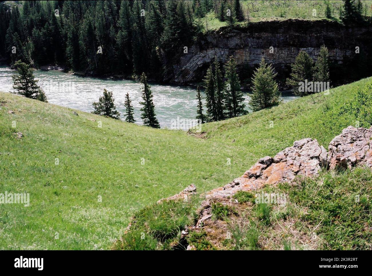 Wyoming River Bank film: Brokeback Mountain (USA/CAN 2005) Directeur: ANG Lee 02 septembre 2005 **AVERTISSEMENT** cette photographie est destinée à un usage éditorial exclusif et est protégée par les droits d'auteur des FONCTIONS FOCUS et/ou du photographe attribué par la Société de film ou de production et ne peut être reproduite que par des publications en conjonction avec la promotion du film ci-dessus. Un crédit obligatoire est requis pour LES FONCTIONNALITÉS DE CONCENTRATION. Le photographe doit également être crédité lorsqu'il est connu. Aucune utilisation commerciale ne peut être accordée sans l'autorisation écrite de la Société du film. Banque D'Images
