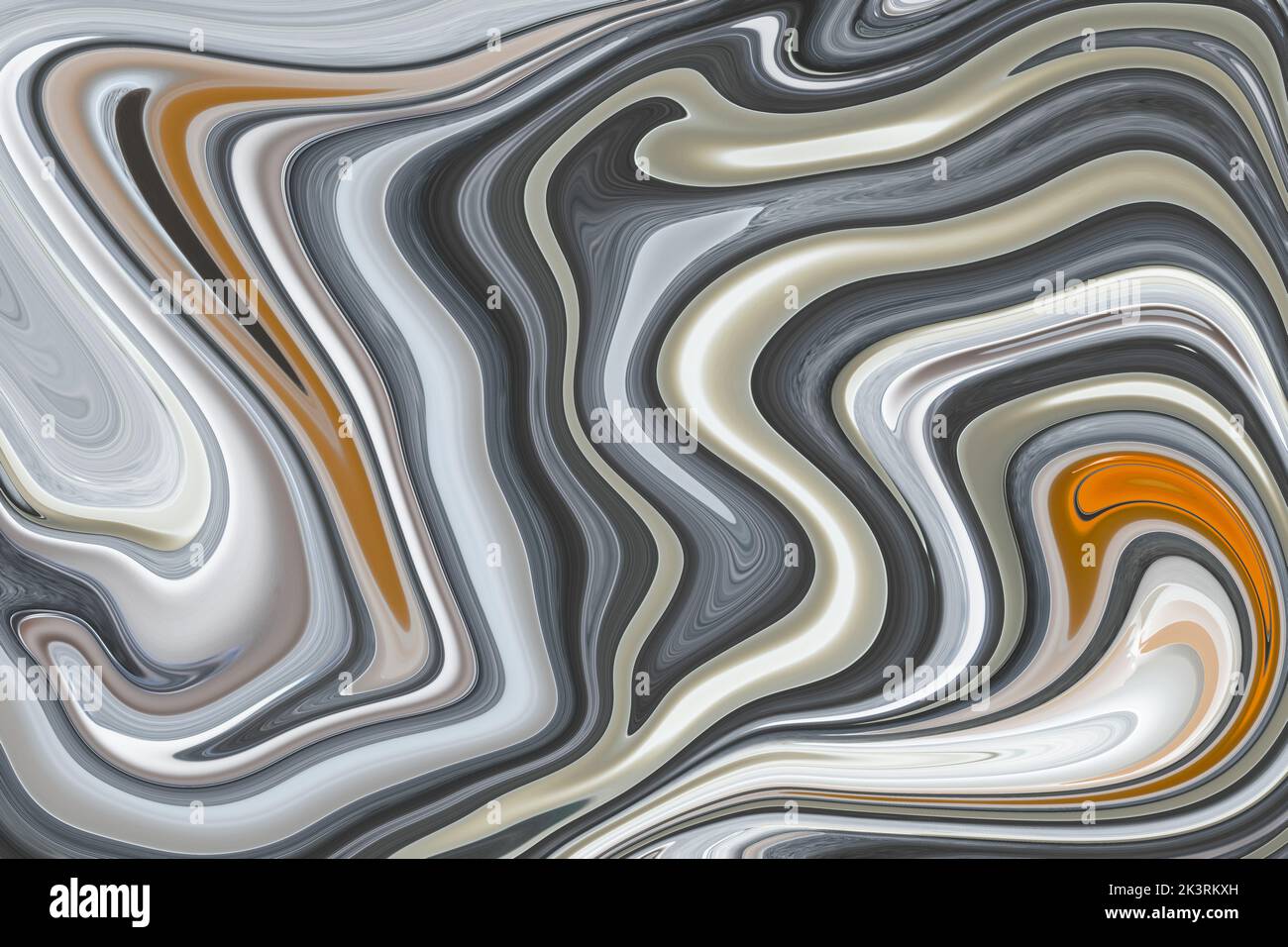 Texture rayée. Composition abstraite brillante. Lignes colorées et papier peint moderne tendance. Forme créative. Conception fluide art. Flux de vagues, graphique ba Banque D'Images