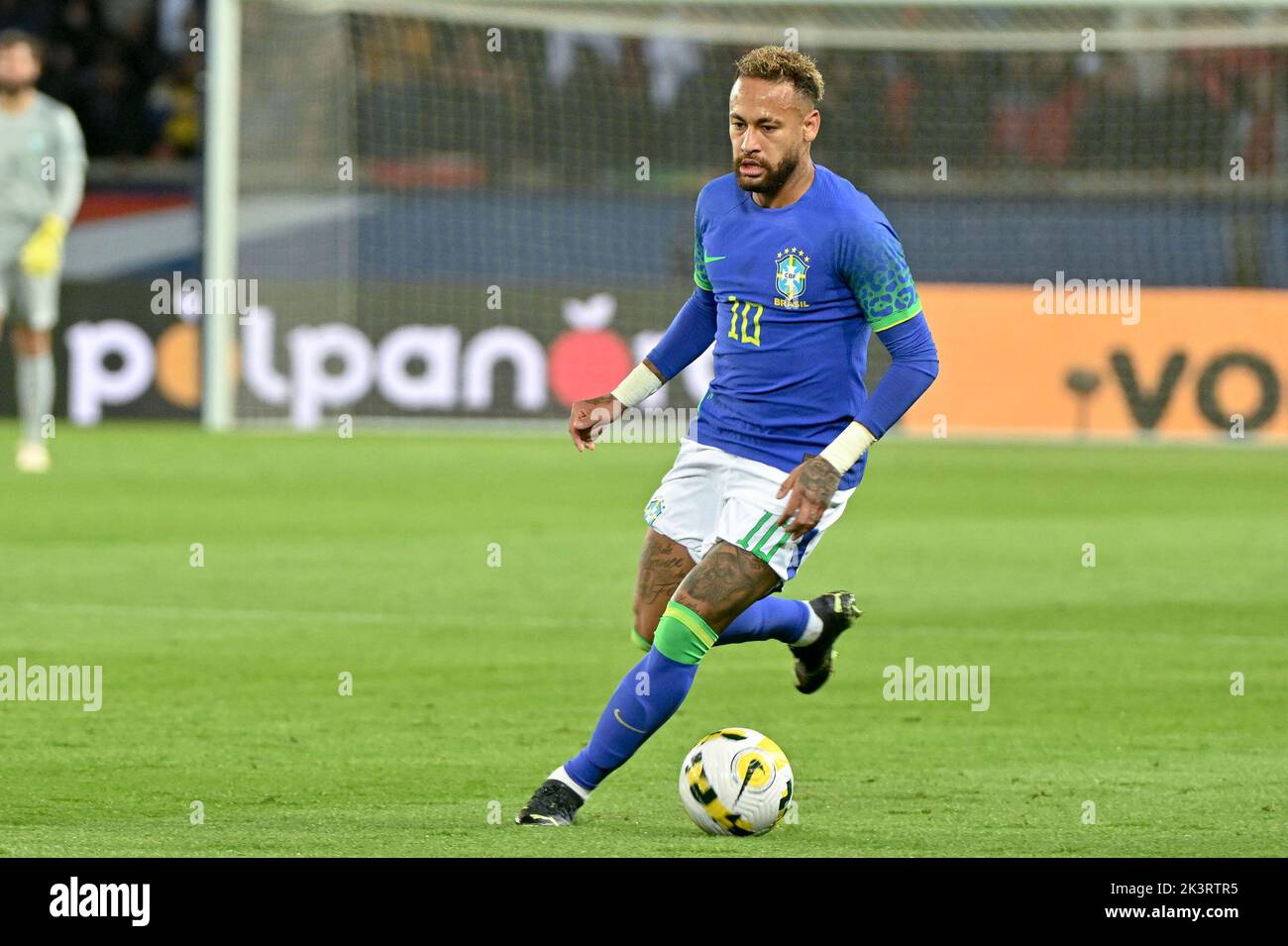 Paris, France. 27th septembre 2022. Neymar - Tunisie contre Brésil pré-coupe du monde jeu amical au Parc des Princes, Paris, France, sur 27 septembre 2022. (Photo de Lionel Urban/Sipa USA) crédit: SIPA USA/Alay Live News Banque D'Images