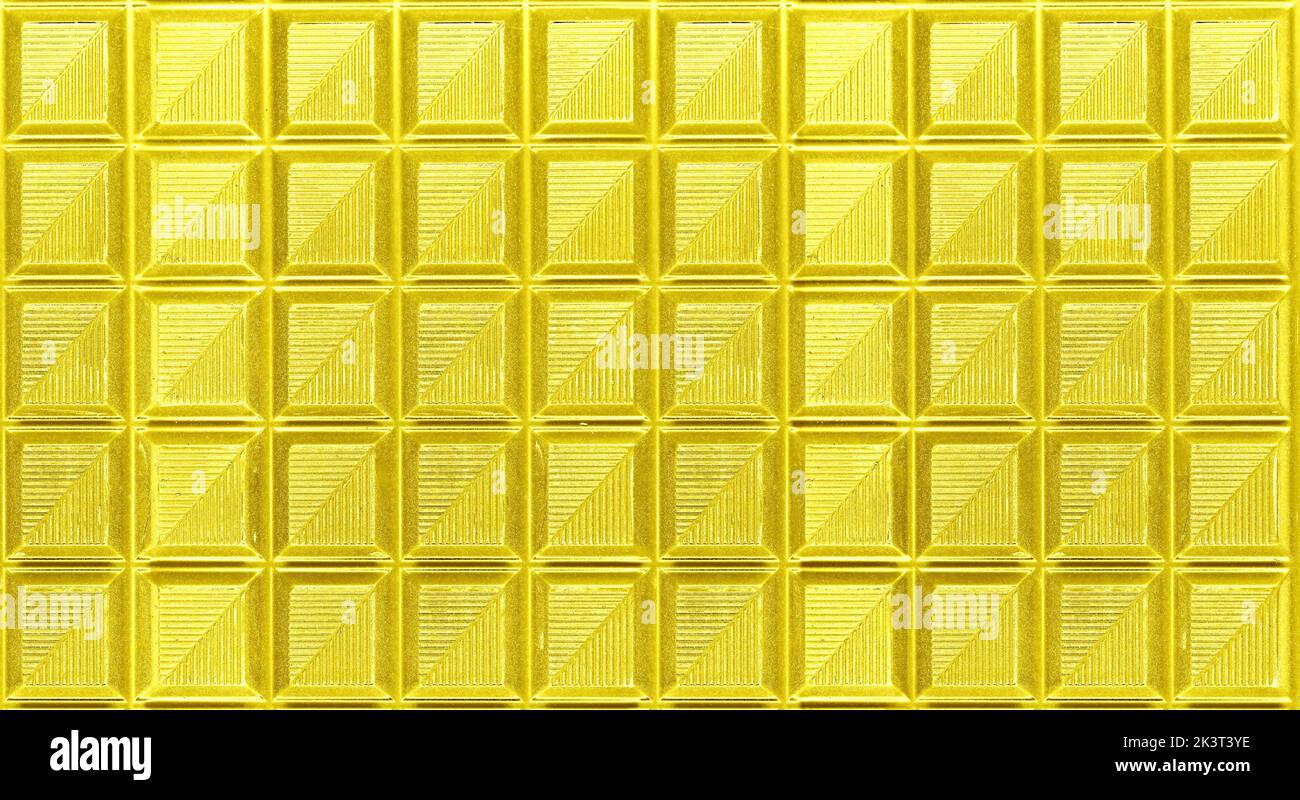 Pop Art surréaliste Goldenrod Chocolate bars pour toile de fond abstraite Banque D'Images