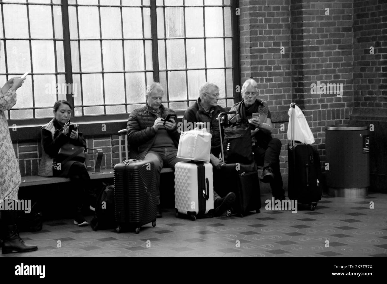 Copenahgen /Denmark/28 Septemeber2022/la gare principale de Copenhague dans la capitale danoise. (Photo. Francis Joseph Dean/Dean photos. Banque D'Images
