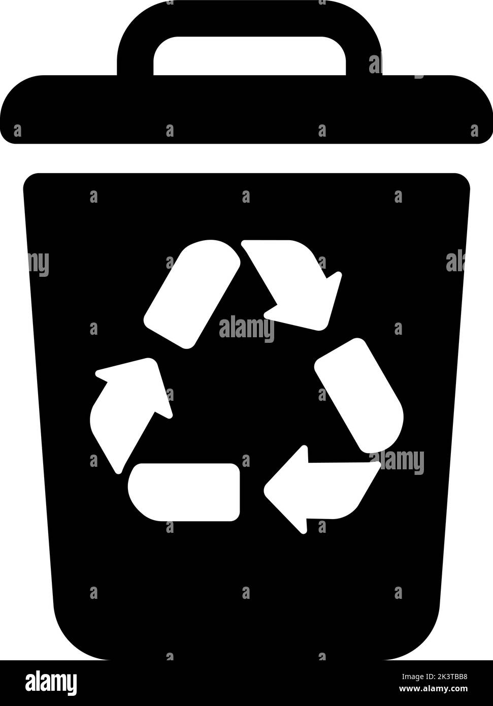 Symboles de recyclage pour le plastique. Illustration de l'icône vectorielle Illustration de Vecteur