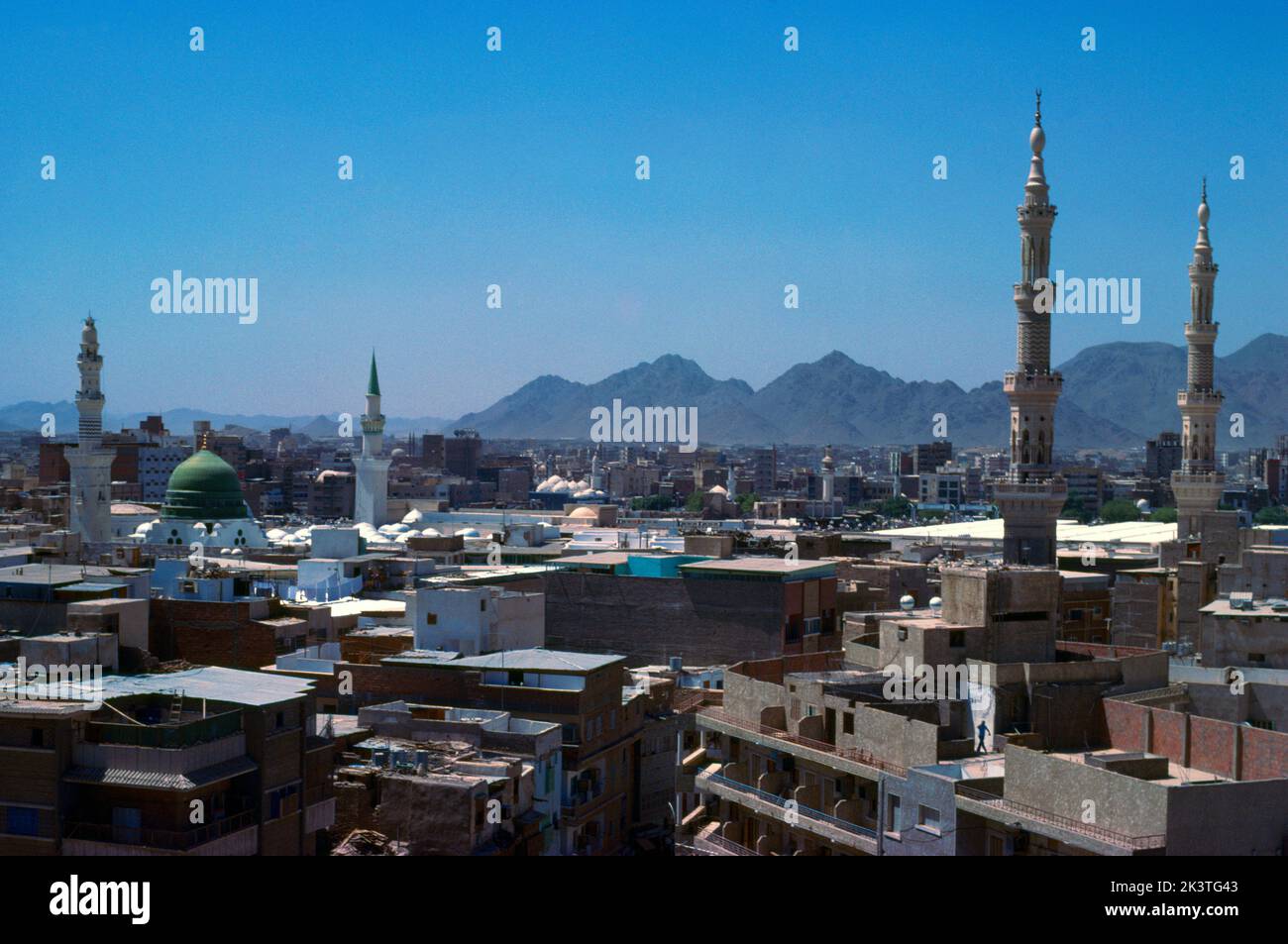 Mosquée de Médine Arabie Saoudite Prophètes Banque D'Images