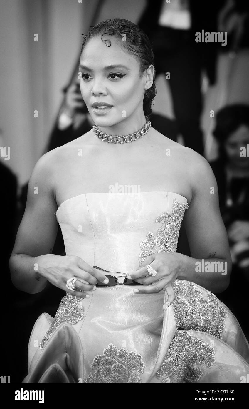 Venise, Italie. 31st août 2022. Sélection de photos en noir et blanc du Festival du film de Venise 79th Tessa Thompson crédit: Agence de photo indépendante/Alamy Live News Banque D'Images