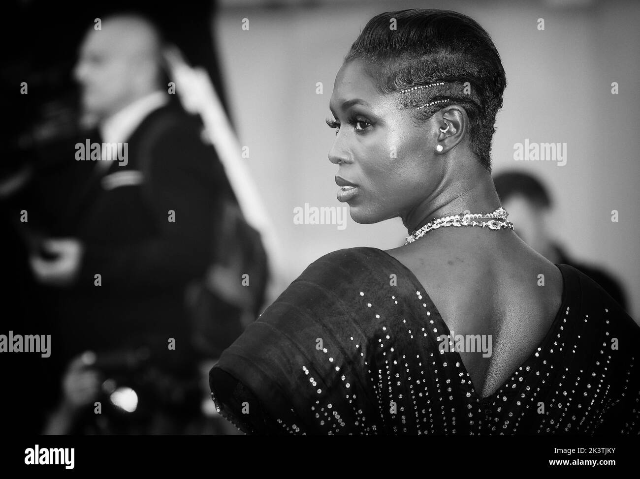 Venise, Italie. 31st août 2022. Sélection de photos en noir et blanc du Festival du film de Venise 79th Jodie Turner crédit: Agence de photo indépendante/Alamy Live News Banque D'Images