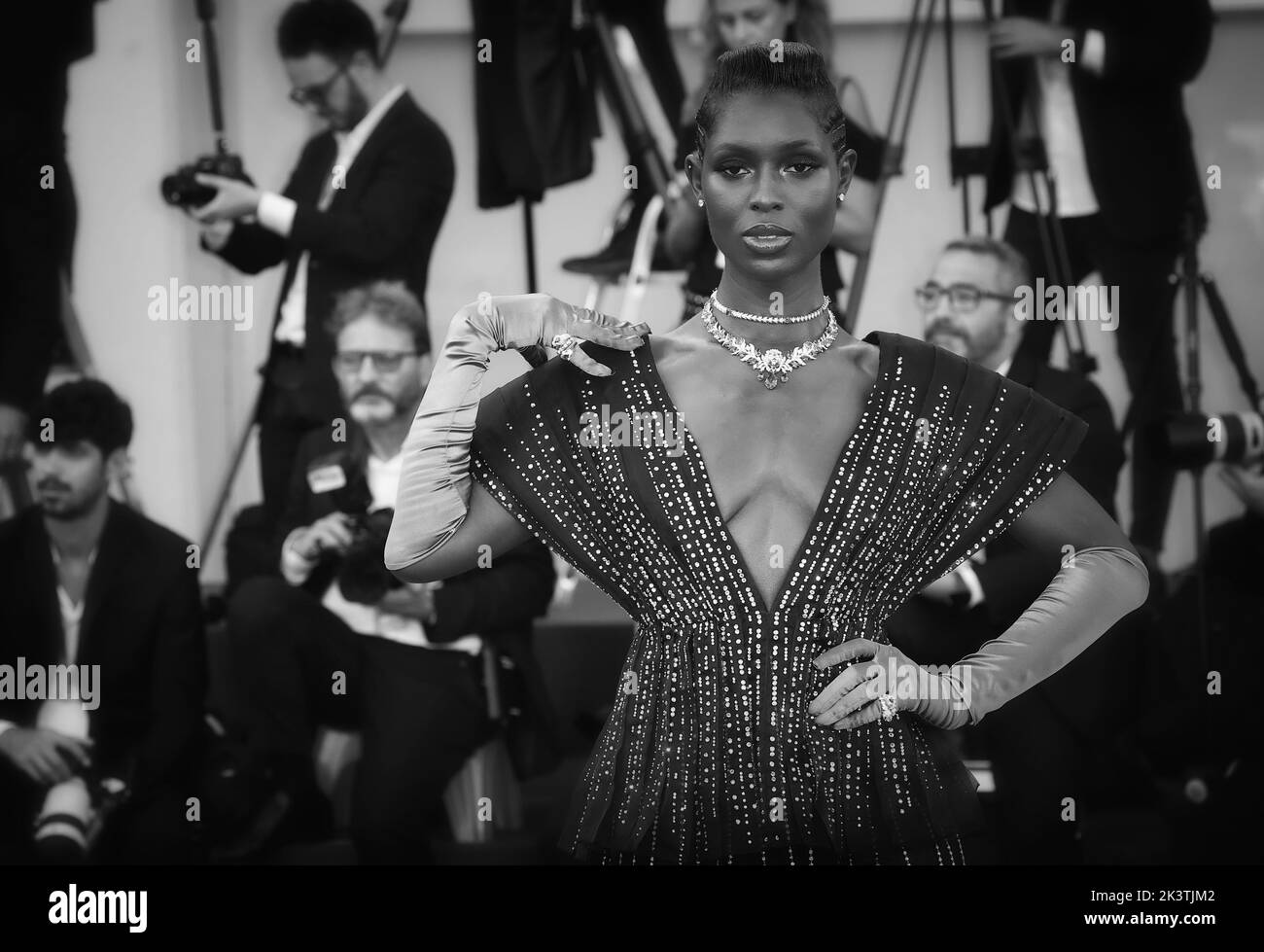 Venise, Italie. 31st août 2022. Sélection de photos en noir et blanc du Festival du film de Venise 79th Jodie Turner crédit: Agence de photo indépendante/Alamy Live News Banque D'Images