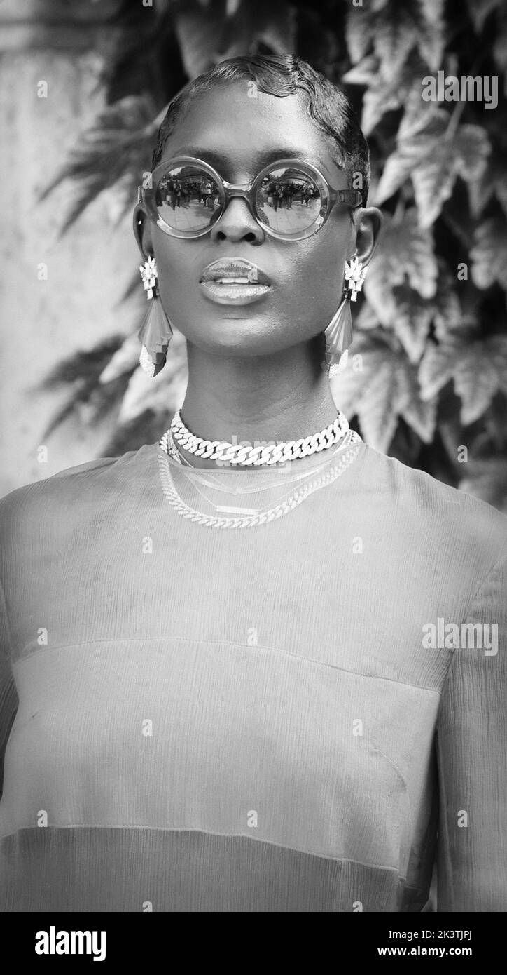 Venise, Italie. 01st septembre 2022. Sélection de photos en noir et blanc du Festival du film de Venise 79th Jodie Turner-Smith Credit: Independent photo Agency/Alamy Live News Banque D'Images
