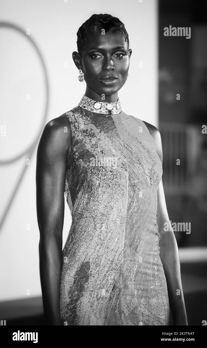 Venise, Italie. 01st septembre 2022. Sélection de photos en noir et blanc du Festival du film de Venise 79th Jodie Turner-Smith Credit: Independent photo Agency/Alamy Live News Banque D'Images