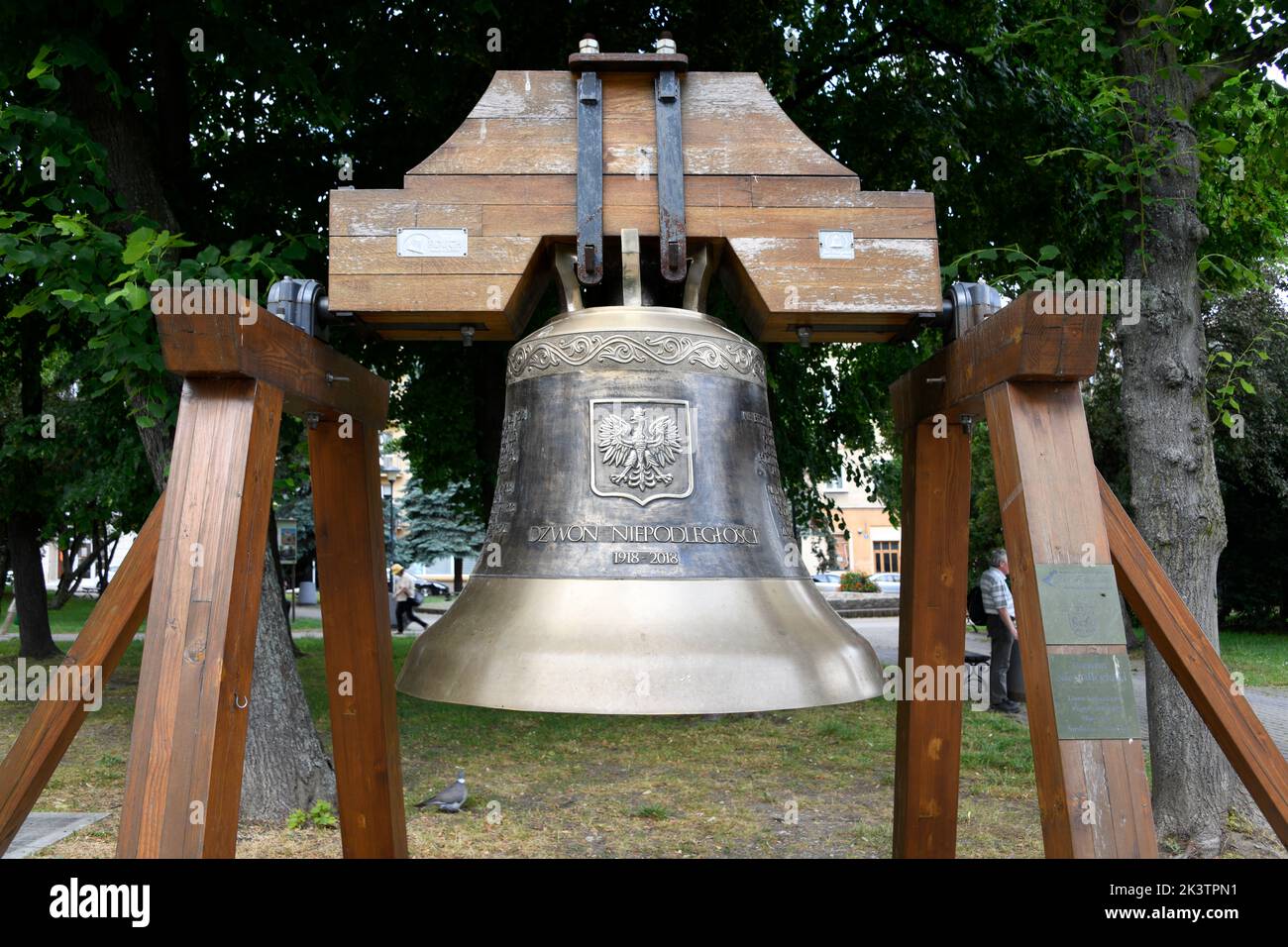 Centenaire Bell, 1918-2018, Dzwon Niepodleg, Rzeszów, Pologne Banque D'Images