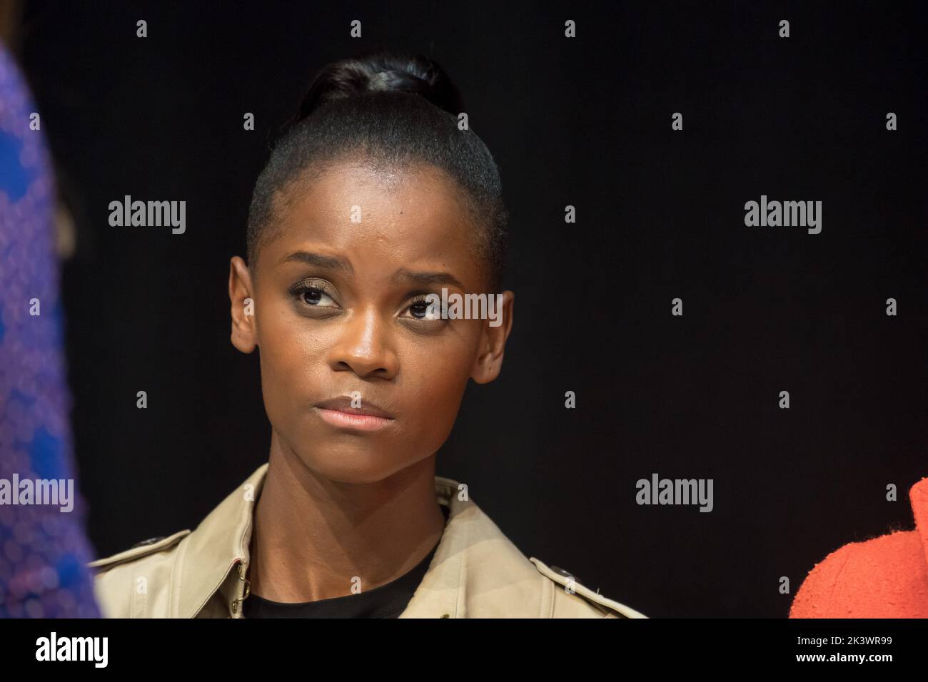 Letitia Wright, star du film Silent Twins, à Gdynia, en Pologne. 16 septembre 2022 © Wojciech Strozyk / photo d'Alay Banque D'Images
