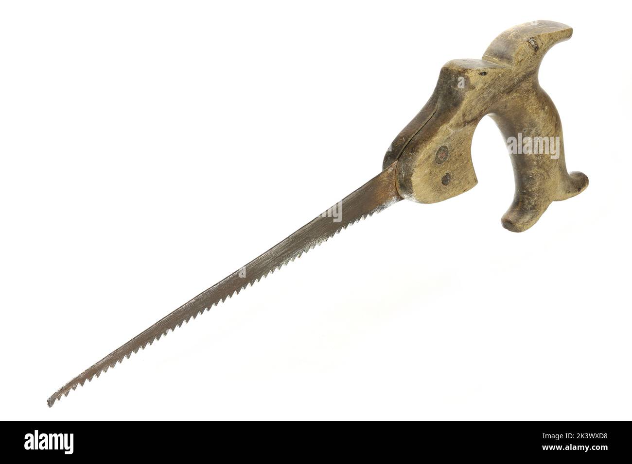 ouverture verticale vintage isolée sur fond blanc Banque D'Images