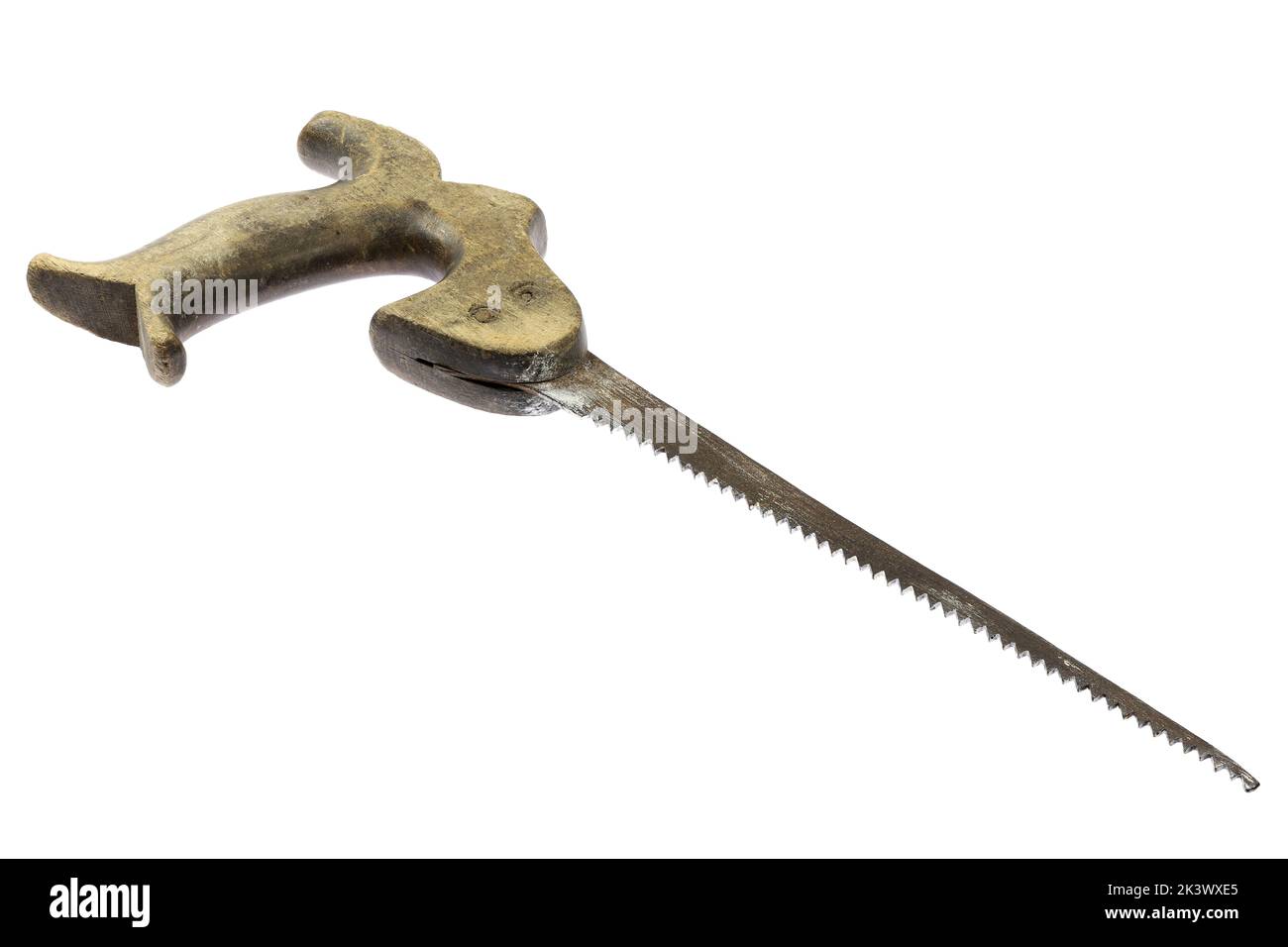 ouverture verticale vintage isolée sur fond blanc Banque D'Images