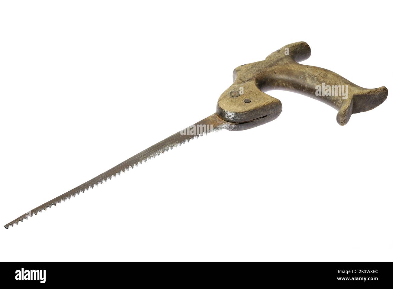 ouverture verticale vintage isolée sur fond blanc Banque D'Images