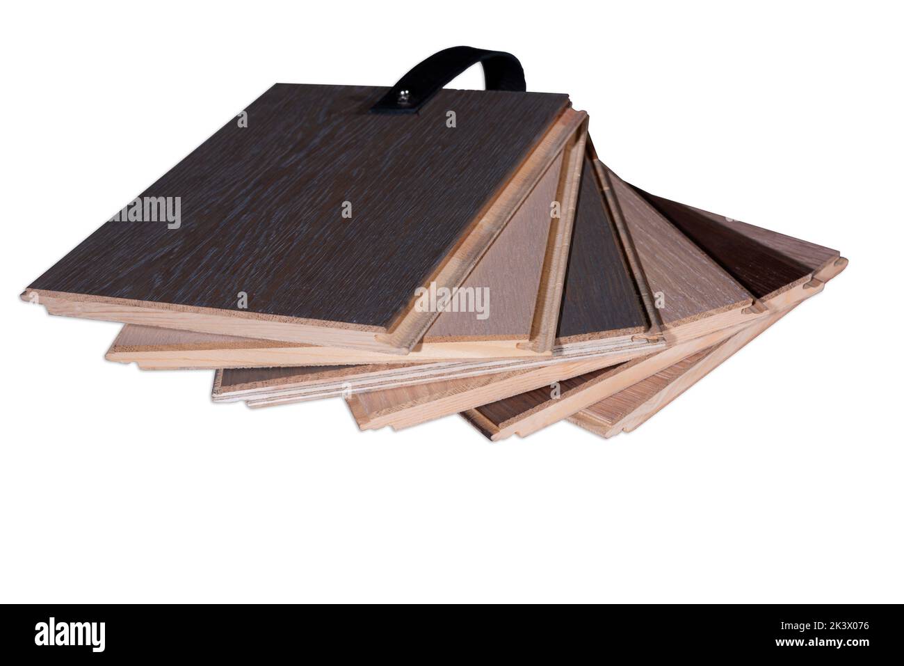 Exemple de catalogue de tuiles de vinyle de luxe et une palette de designers avec des textures avec un nouveau design intérieur pour une maison ou un plancher Banque D'Images