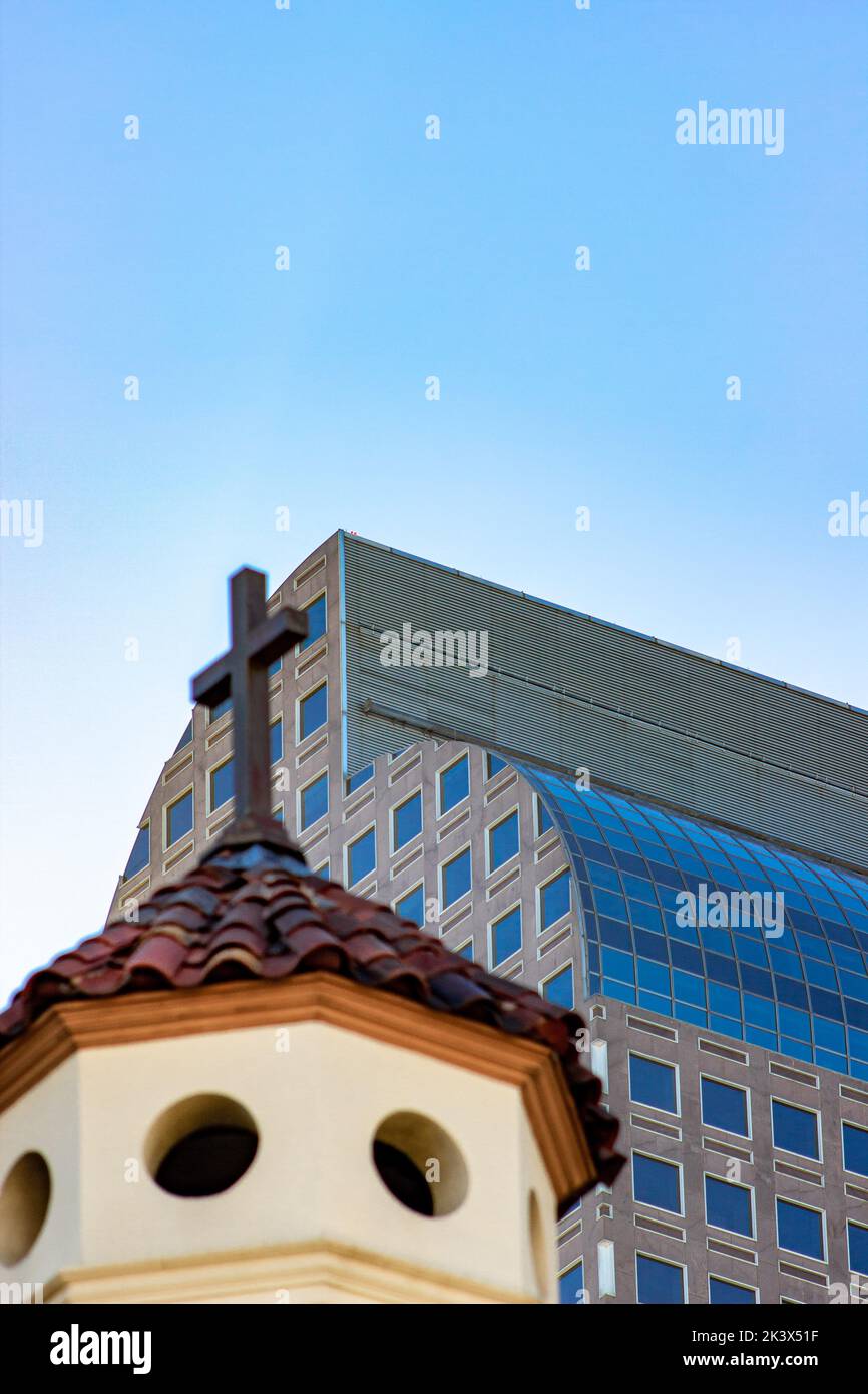 Architecture ancienne et nouvelle Banque D'Images