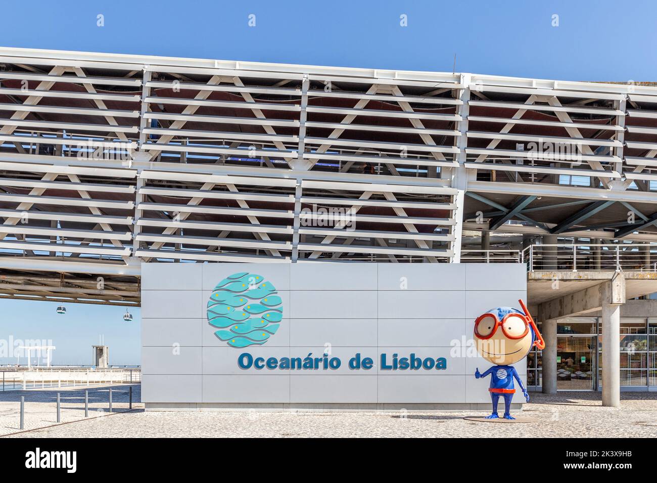 Oceanarium au Parc des Nations de Lisbonne (Parque das Nações) Banque D'Images