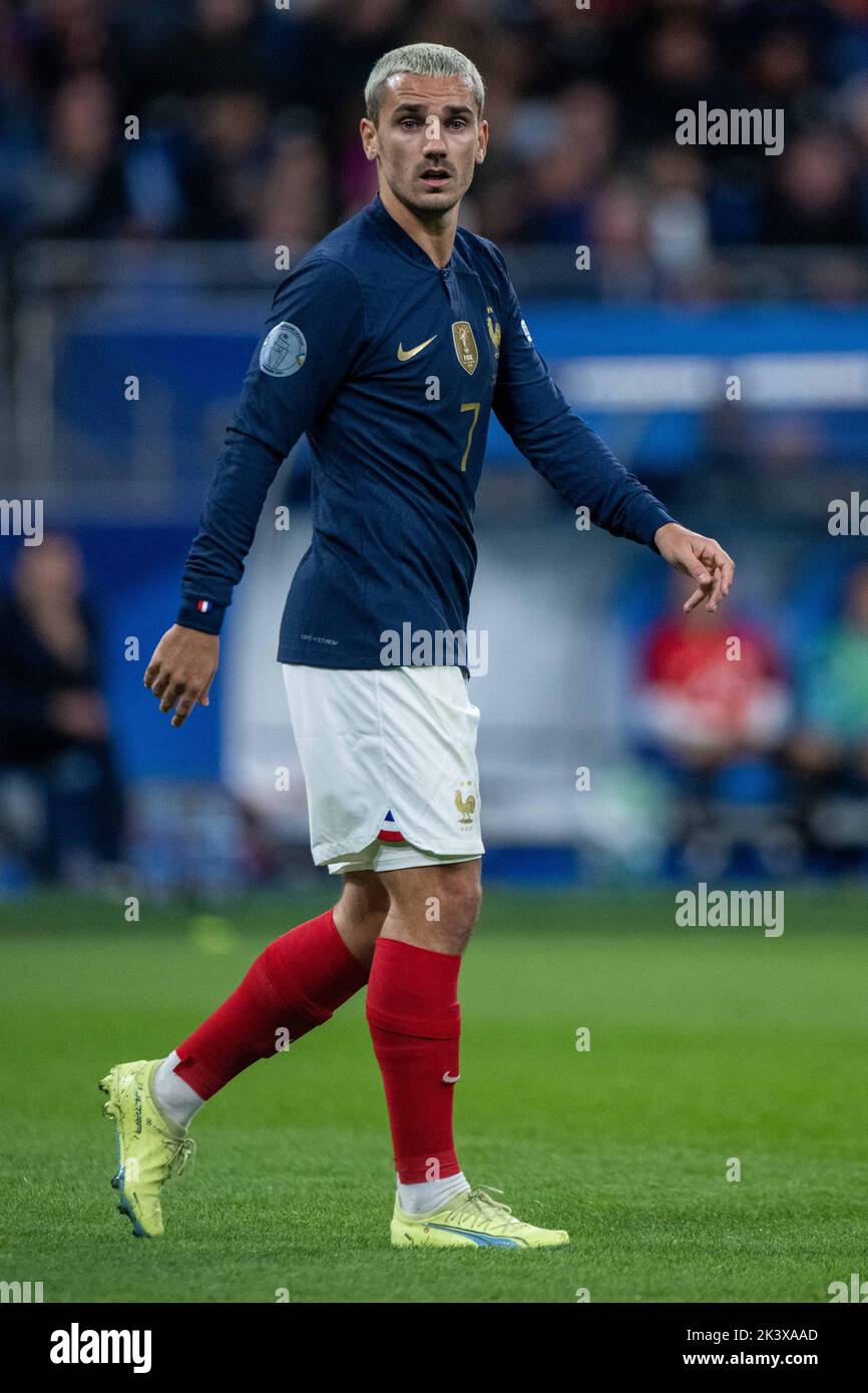 PARIS, FRANCE - SEPTEMBRE 22 : Antoine Griezmann de France pendant la Ligue des Nations de l'UEFA Un match du Groupe 1 entre la France et l'Autriche au Stade de Banque D'Images