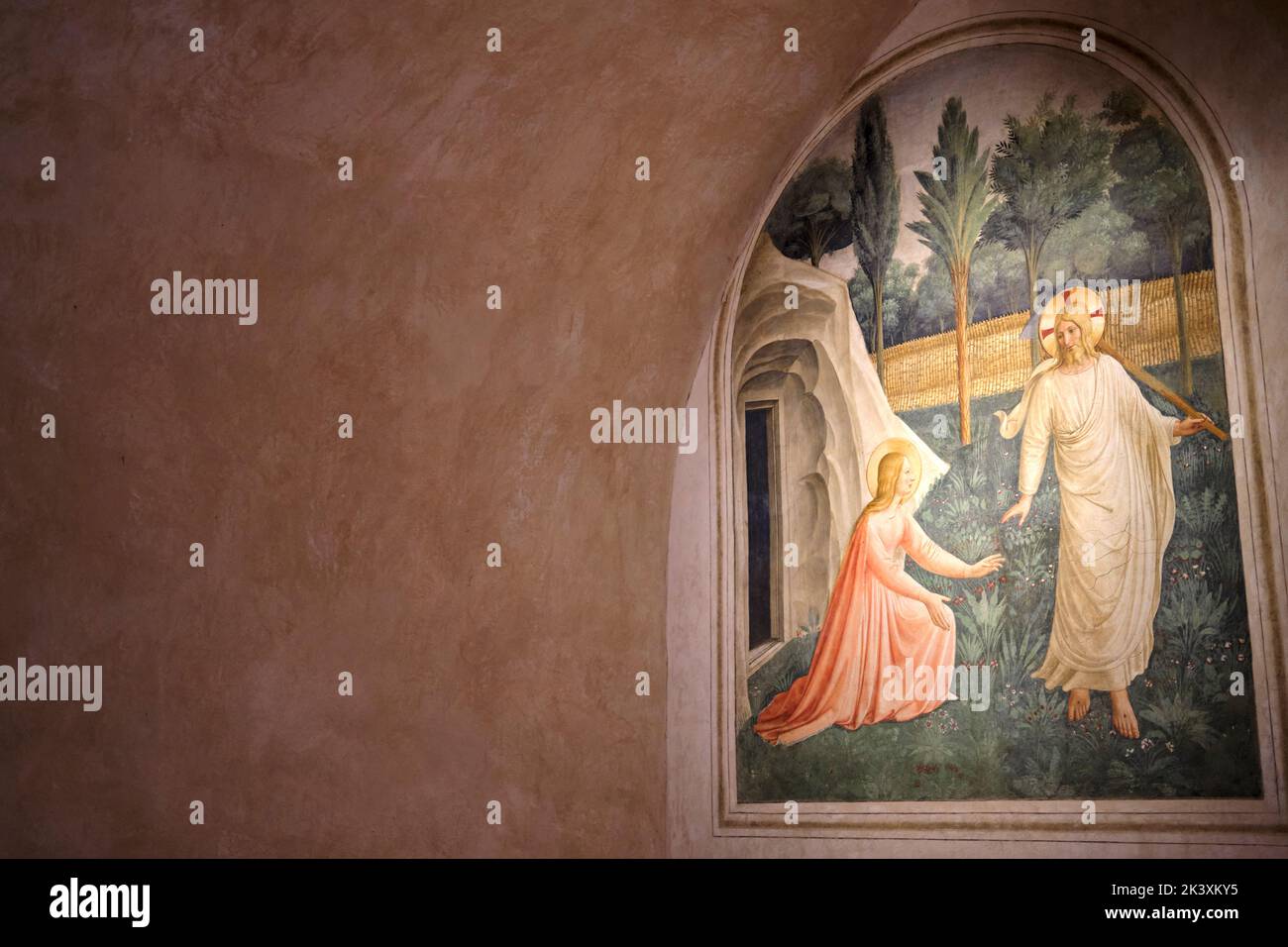 Noli Me Tangere de FRA Angelico au Musée des cellules de San Marco à Florence en Italie Banque D'Images